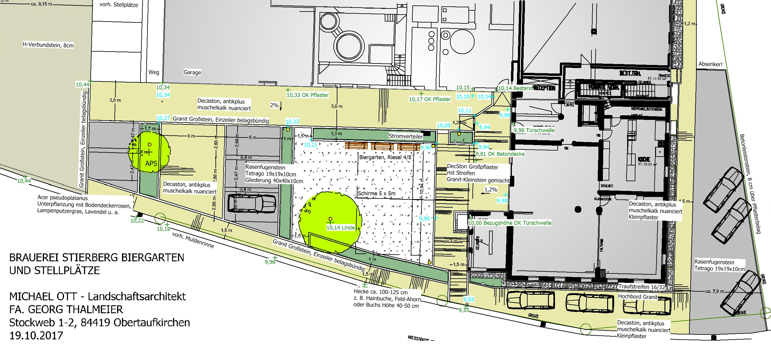Brauerei Stierberg Neugestaltung Biergarten